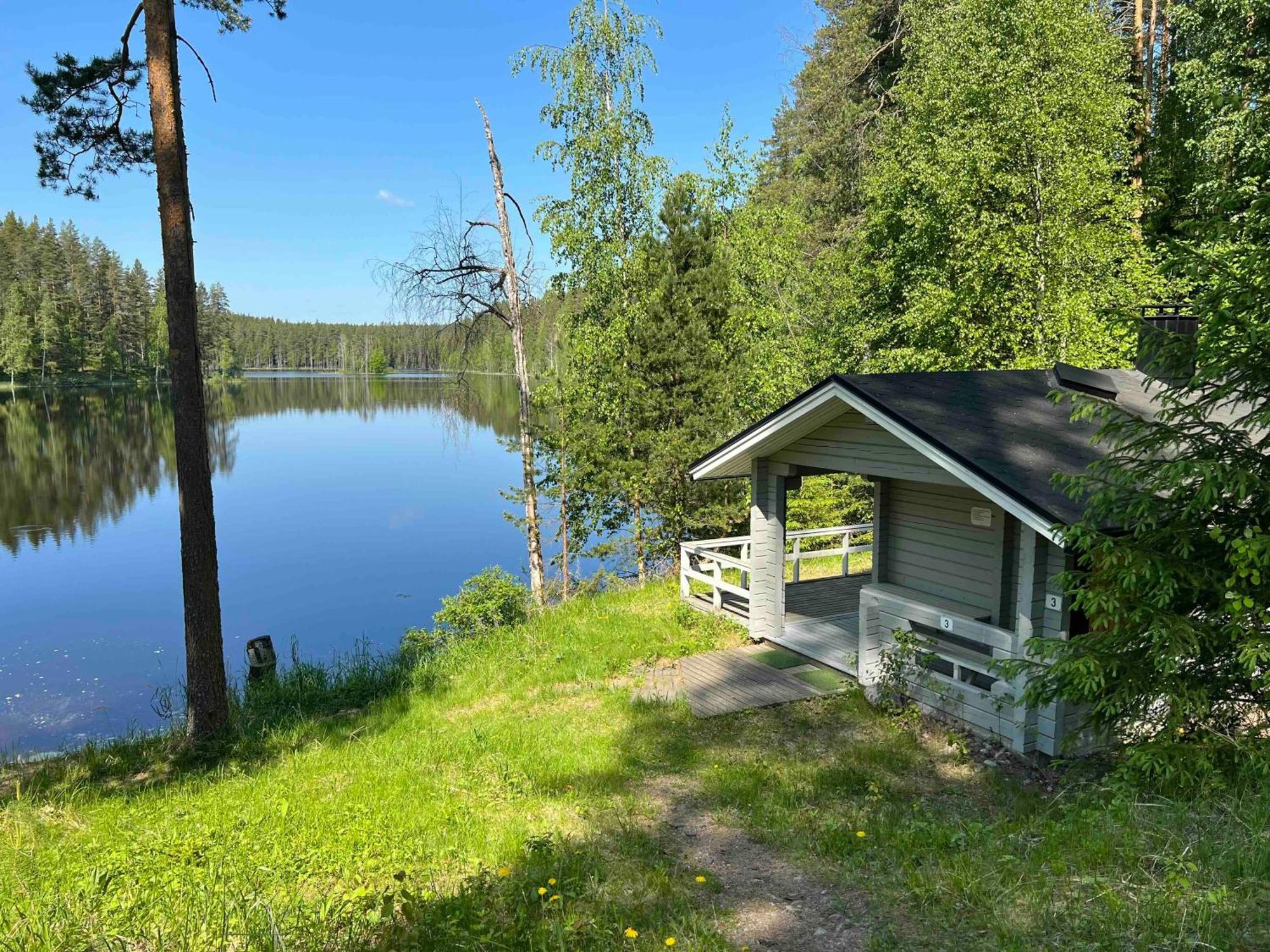 Ahvenlampi Camping Saarijärvi Exteriör bild